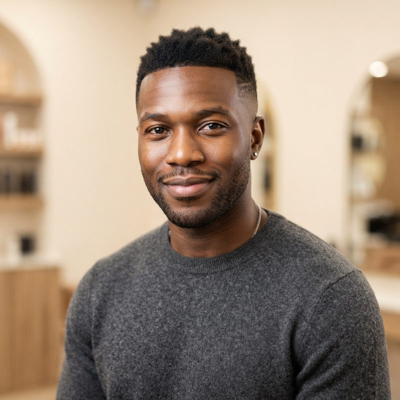 James Okafor, senior stylist
